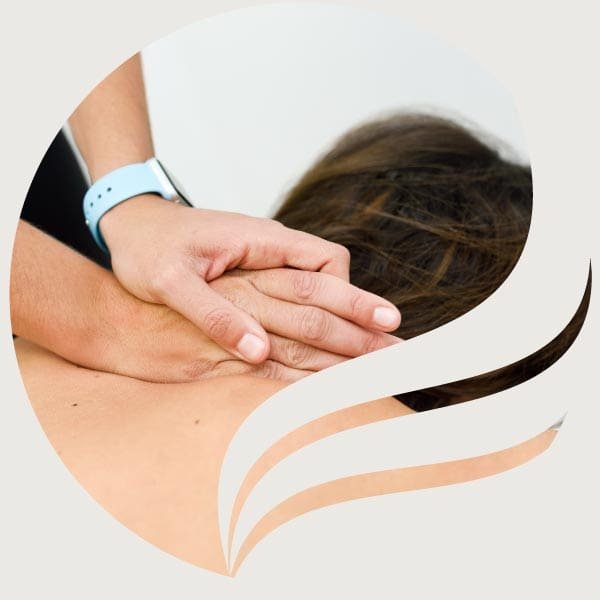 Deep tissue massage therapy session in Langley