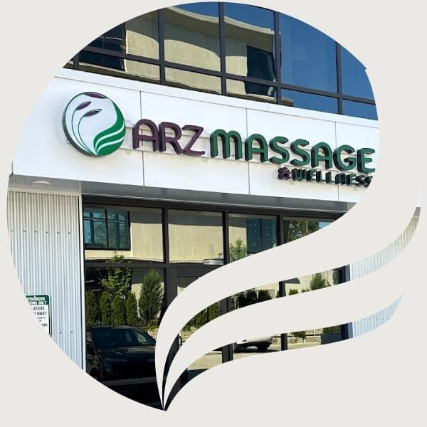 Massage clinic in Willoughby Langley interior