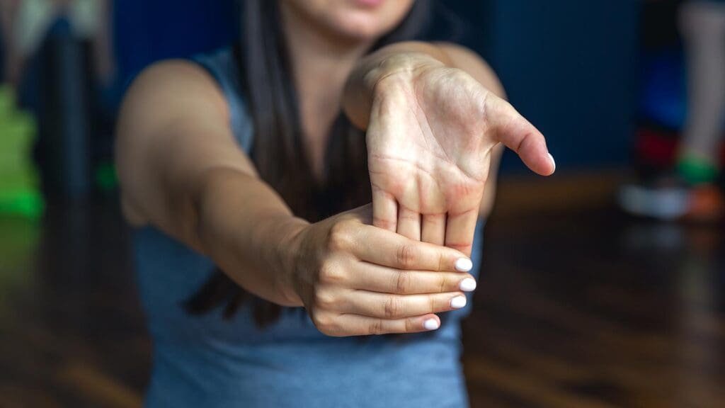 Person waking with numb and tingling hands in Langley